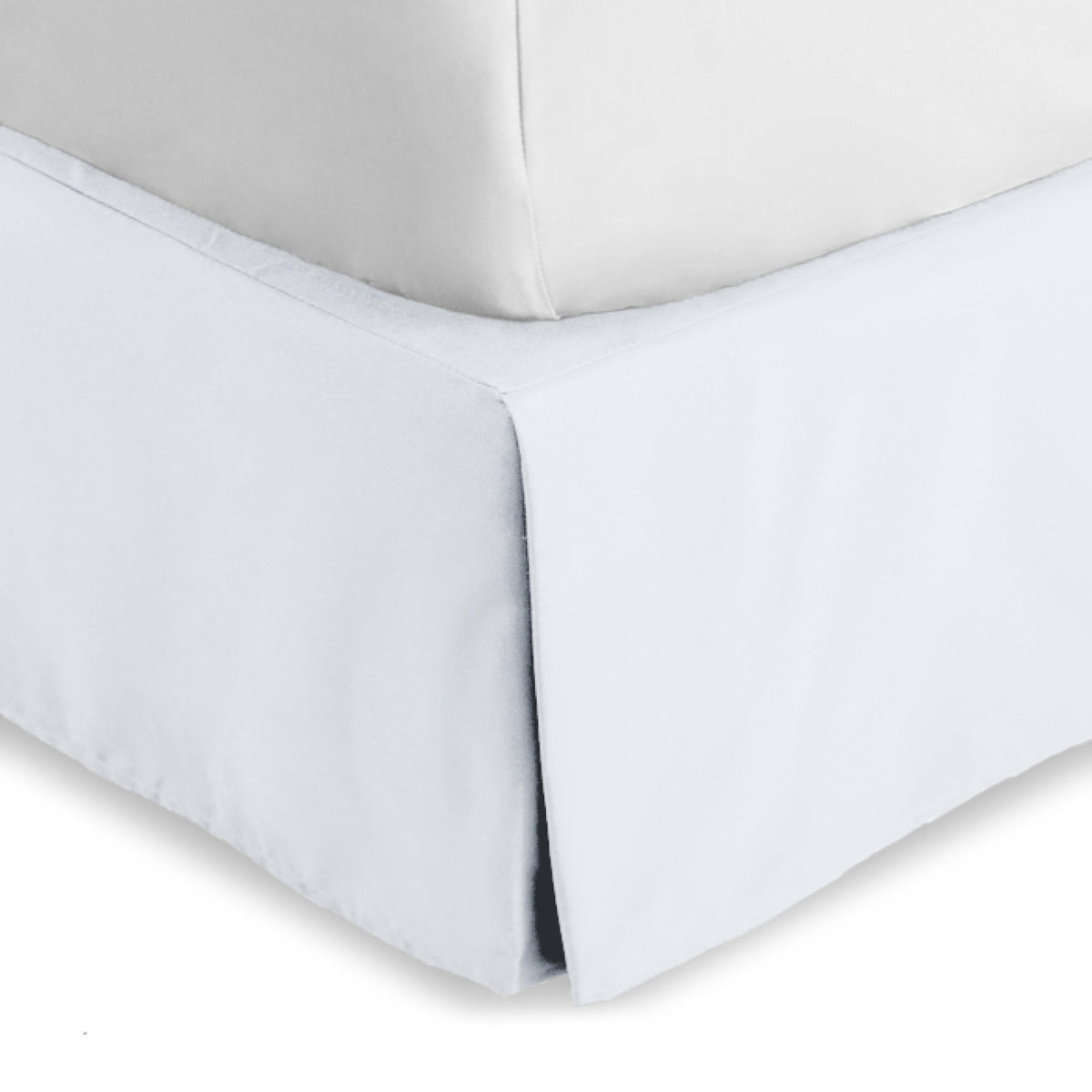 Bare Home king bed skirt, 78 x 80 fit, conceals bed frame for a neater look