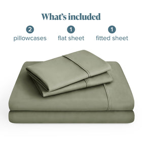 Bare Home king sheet set OEKO-TEX certified tag signals safety and quality