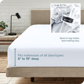 Bare Home machine-washable design provides simple care and long-lasting freshness.