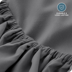 Bare Home king sheet in machine-washable setup for easy care.