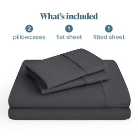 Bare Home microfiber texture closeup highlights breathable, lightweight comfort