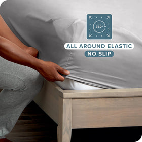 Bare Home sheet with OEKO-TEX certification badge for safety standards.