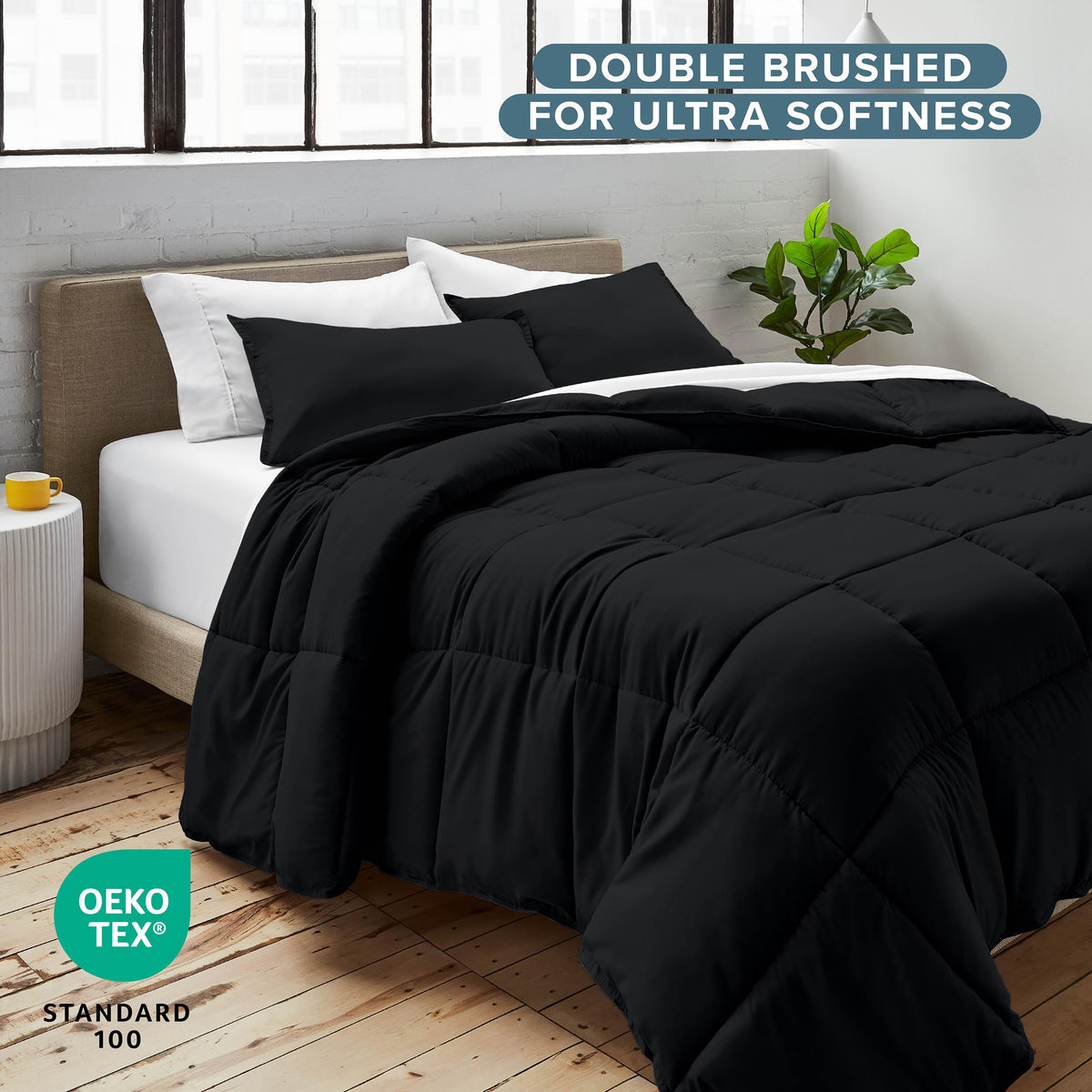 Bare Home pillow sham 20x26 matching set fits standard pillows.