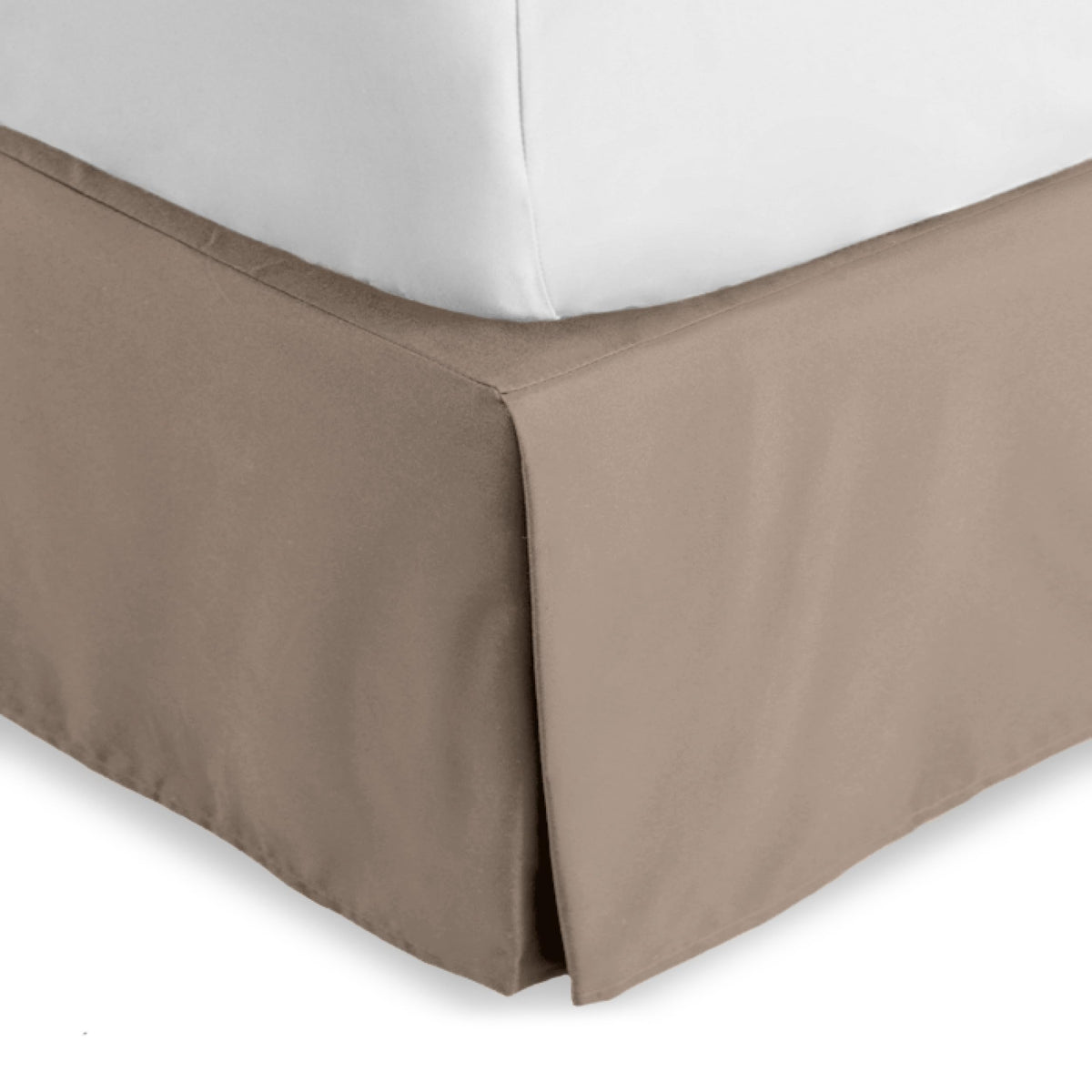 Bare Home queen bed skirt with a 15-inch drop for a tailored finish.