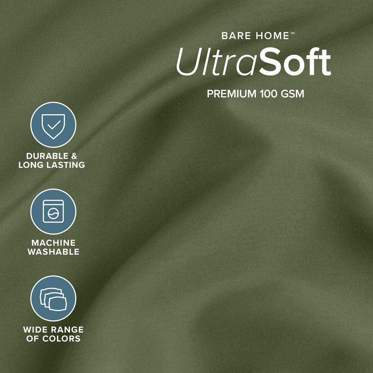Bare Home queen fitted sheet 60x80x15 with deep pocket fits securely.
