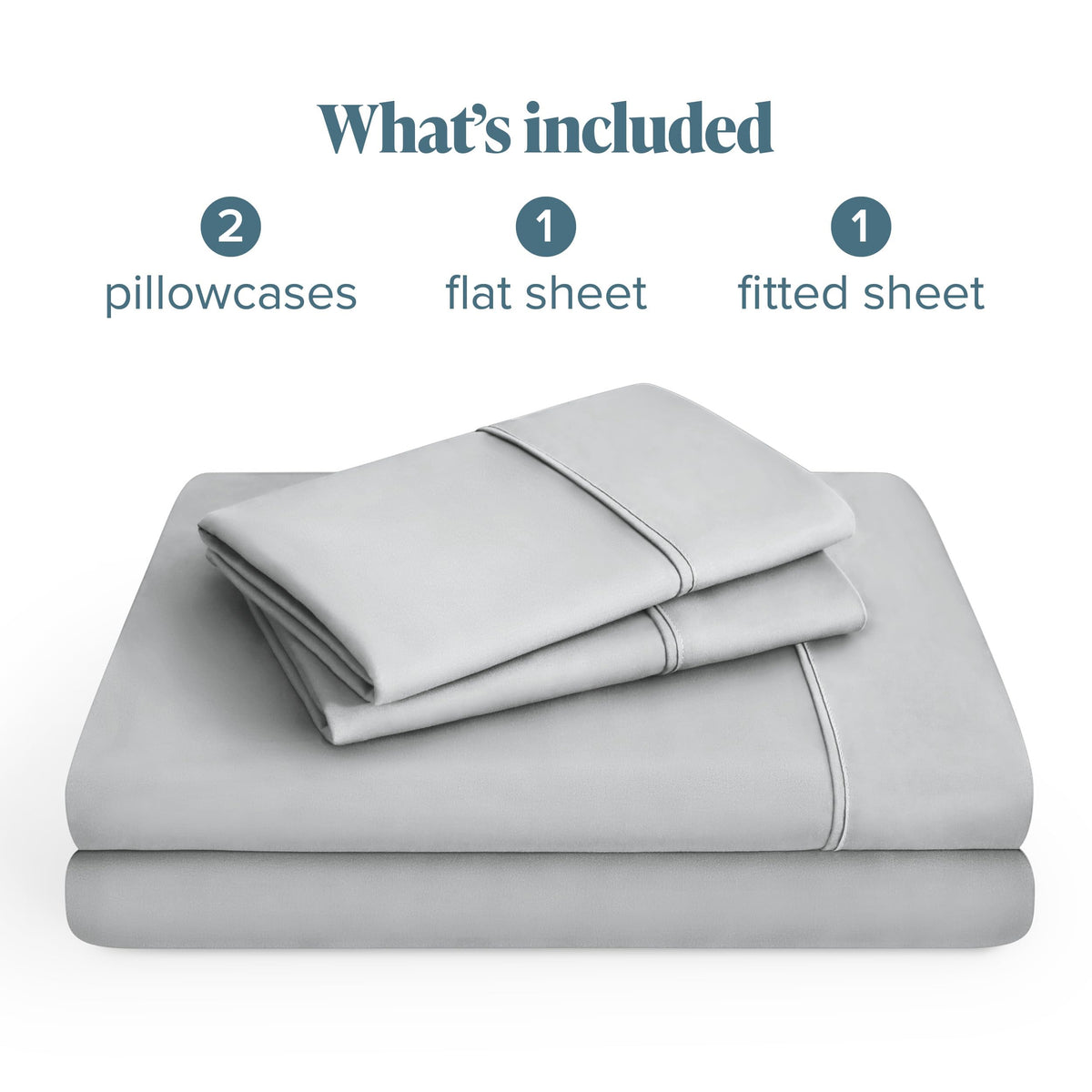 Bare Home queen sheet set French Grey color closeup for versatile bedding