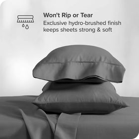 Bare Home easy care fabric resists fading and wrinkles after washing.