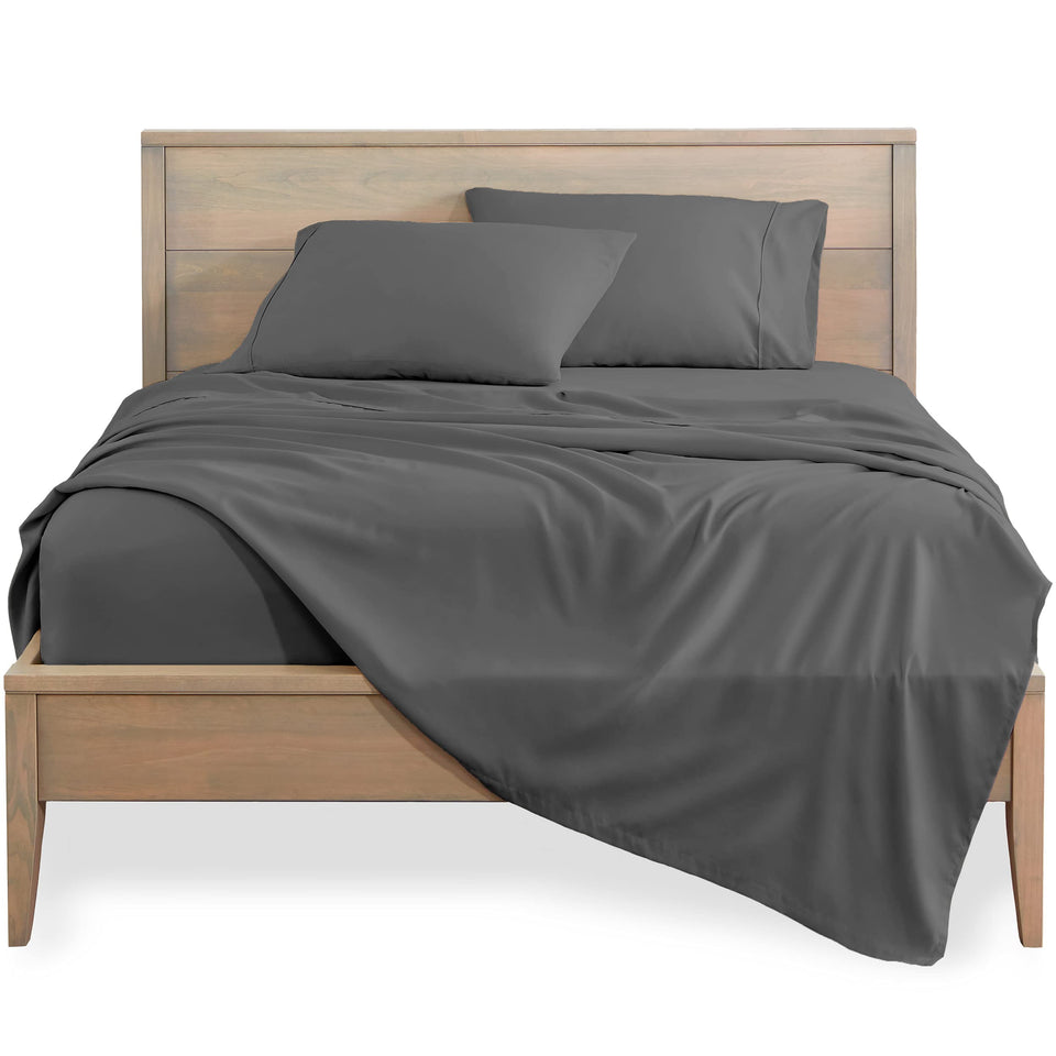 Bare Home twin sheet set with ultra-soft fabric for cozy nights.