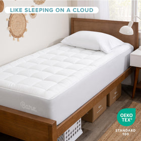 Bare Home deep-pocket design fits mattresses up to 21 inches securely