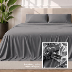 Easy care design helps keep sheets soft and wrinkle-free