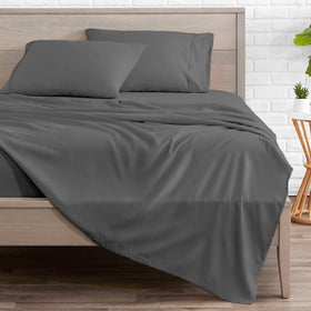 Bare Home fitted sheet with all-around elastic grips mattress securely