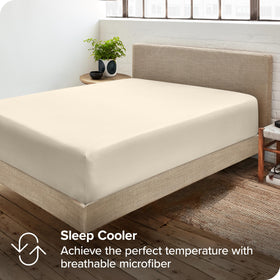 Bare Home wrinkle-resistant fabric keeps your bed looking smooth all night
