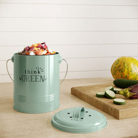 Barnyard Designs 7-inch diameter by 9.5-inch height fits small spaces.