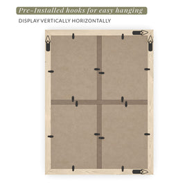 Barnyard Designs 16x12 overall size supports a bold gallery look