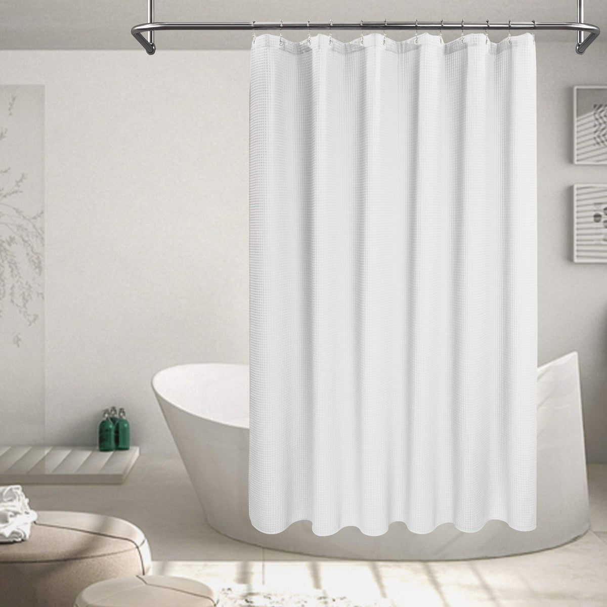 Barossa Design 72 by 72 inches fits standard showers with ease.