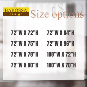 Barossa Design easy-care curtain is machine washable for busy homes.