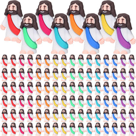 Barydat mini Jesus figurine 1.57 inch for classroom crafts and storytelling.