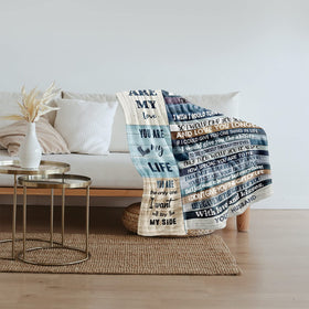 BASAO non-shedding printed blanket that stays crisp after washing