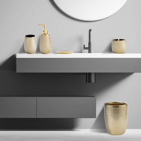 BASDHE 2-5-gallon capacity trash bin balances size and practicality in small rooms.