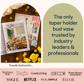 Base Vase ideal for weddings and events seeking candle-free elegance
