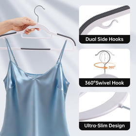 Baseca strong plastic construction supports heavier garments over time.