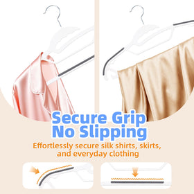 Baseca contoured shoulders preserve garment shape during storage.