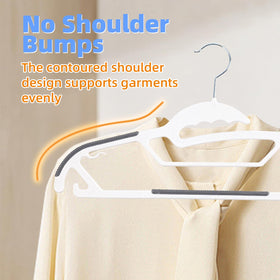 Baseca thirty-pack set helps organize wardrobes and maximize space.