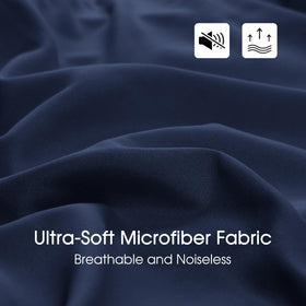 Basic Beyond invisible zipper detail on the comforter edge for clean lines.