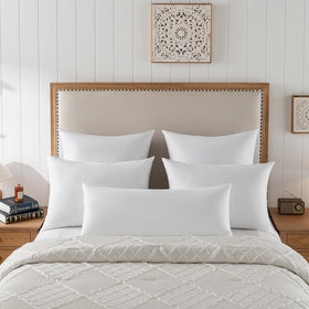 Basic Home goose-down pillow insert shows odor-free filling ready to use