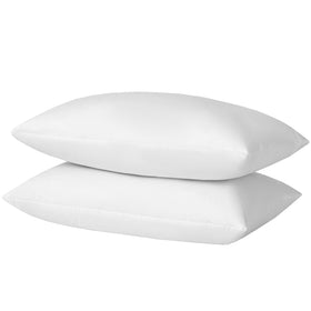 Basic Home hotel-style goose feather pillow insert adds plush comfort to your sofa