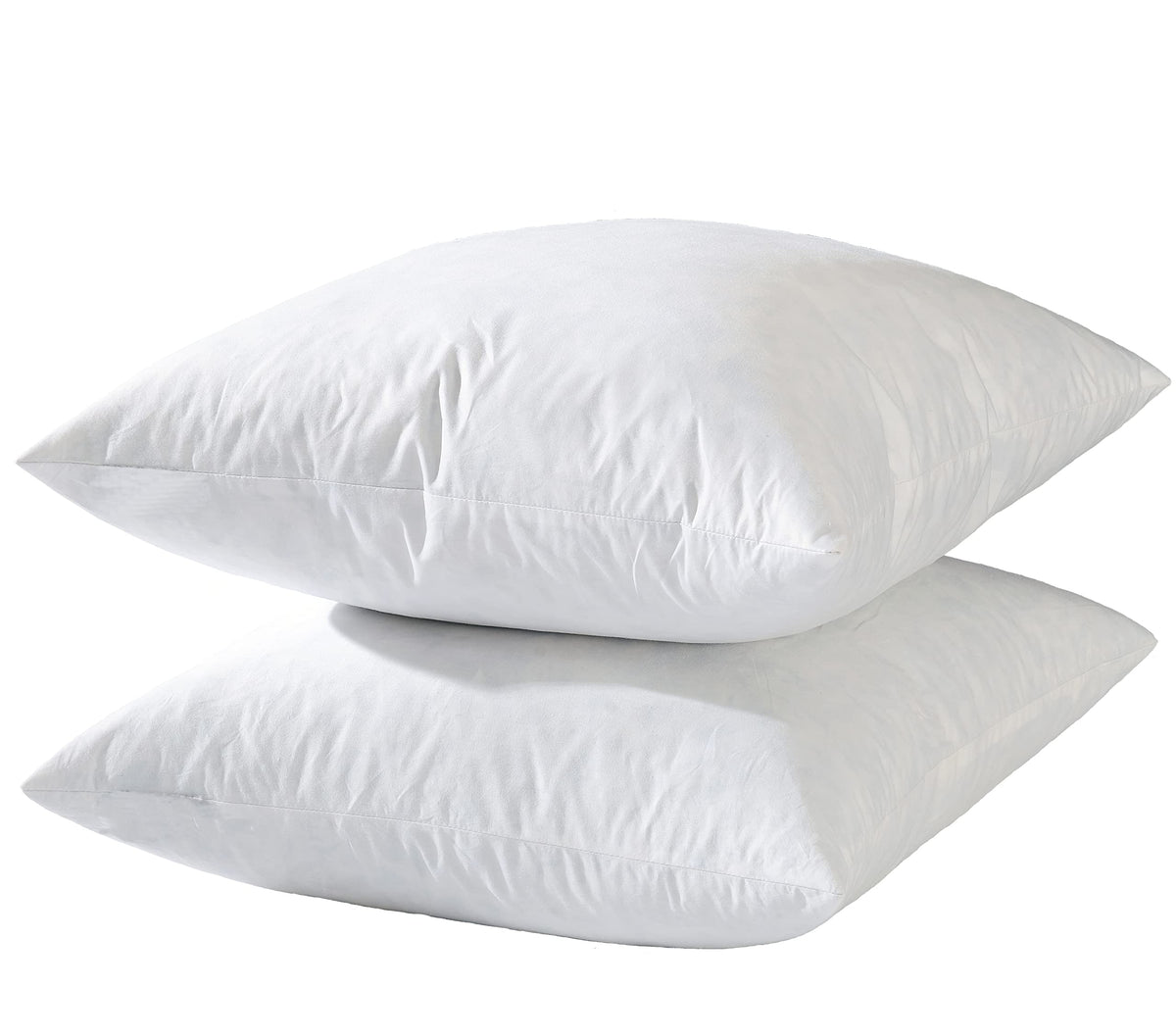 Basic Home hotel-style goose feather pillow insert on sofa for plush comfort