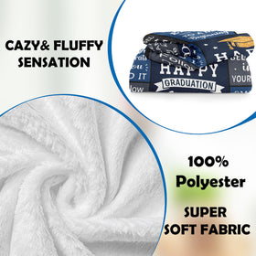 Basiole graduation blanket use scenarios demonstrate indoor and outdoor comfort.