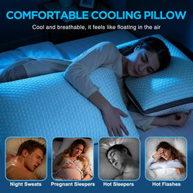 Baskbed pillow loft adjustable via zipper for personalized firmness