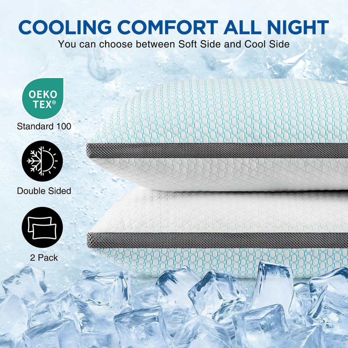 Baskbed pillow cover is machine washable for easy care