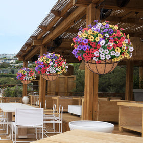 Product dimensions show 12x12x6.3 inch basket and assembled height.