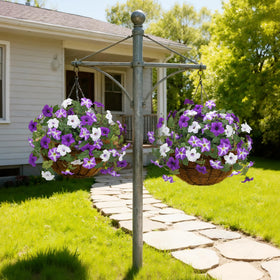 Bassion garden-ready faux flowers bring vibrant ambiance with minimal care.