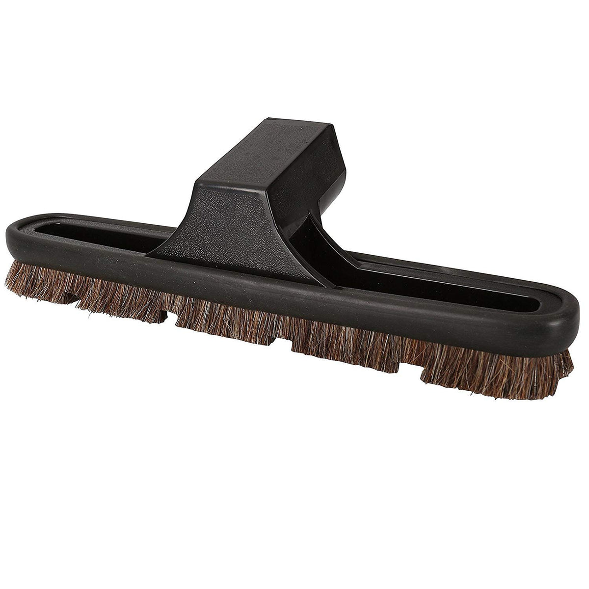 Bastex Rainbow crevice tool cleans tight gaps along baseboards.