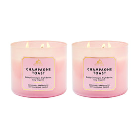 Bath & Body Works Champagne Toast 3-Wick pack for festive room fragrance