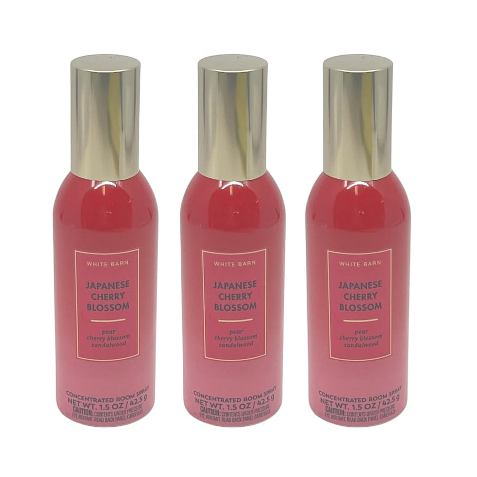 Bath & Body Works Japanese Cherry Blossom room spray bottle delivers quick, lasting scent for your space