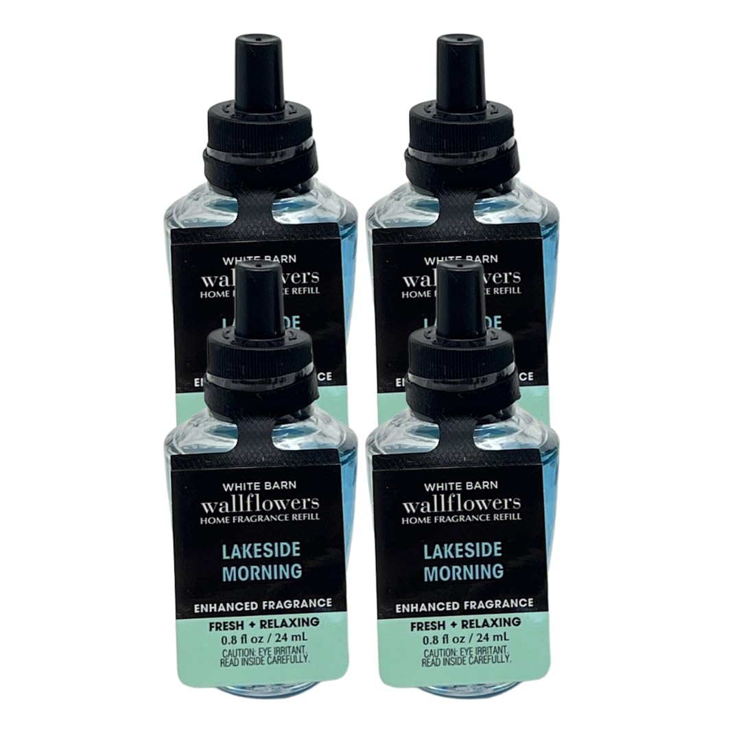 Bath & Body Works Lakeside Morning refill bulbs front view for an outdoor-inspired scent