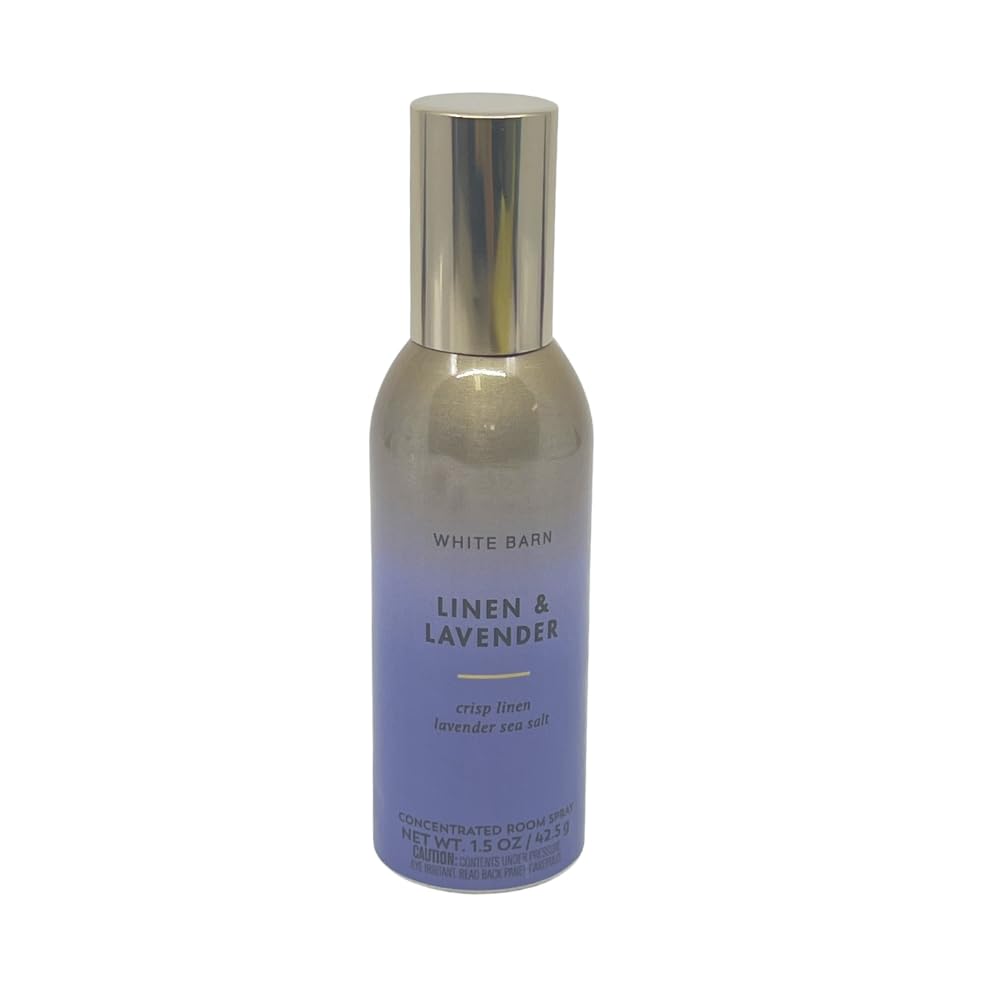Bath and Body Works Linen Lavender fragrance diffusion in a living room setting