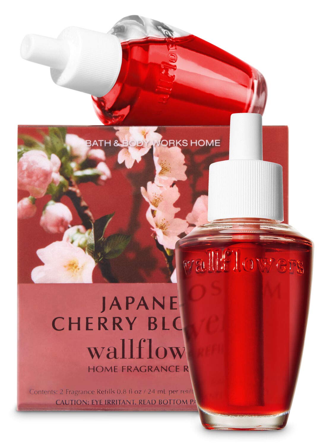 Bath & Body Works Wallflowers refill bulbs 2-pack in Japanese Cherry Blossom for long-lasting room scent