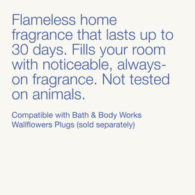 Bath & Body Works Wallflowers refill in living room creates fresh atmosphere.