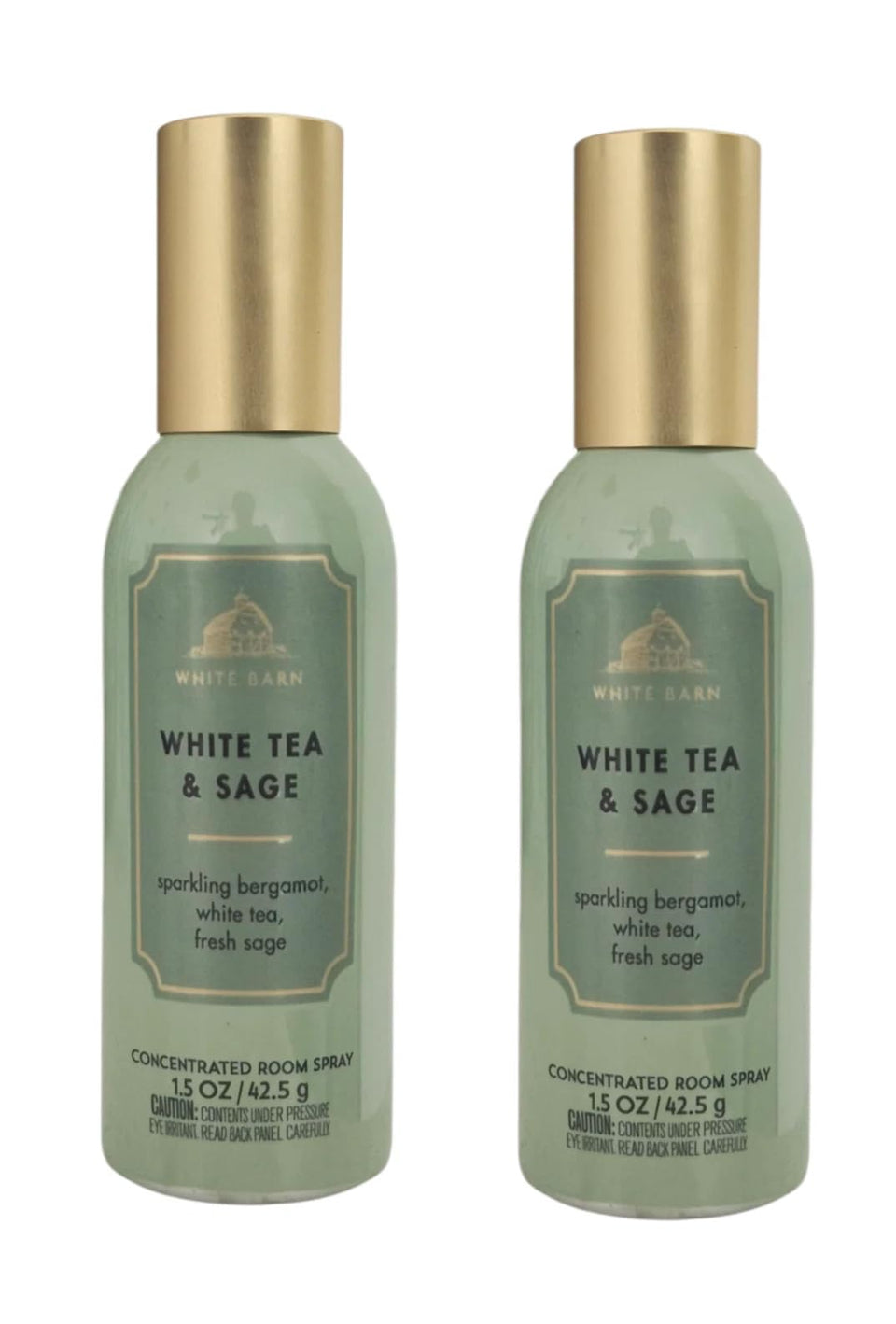 Bath and Body Works White Tea & Sage room spray 2-pack offers lasting freshness for any room