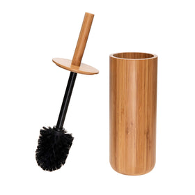 Bath Bliss bamboo brush features a 360-degree head for thorough access.