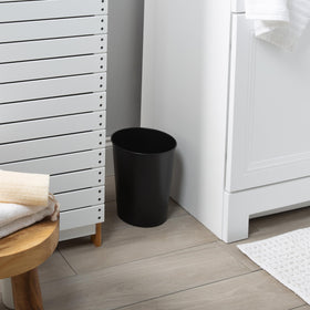 Toilet brush with 360-degree bristles for thorough cleaning.