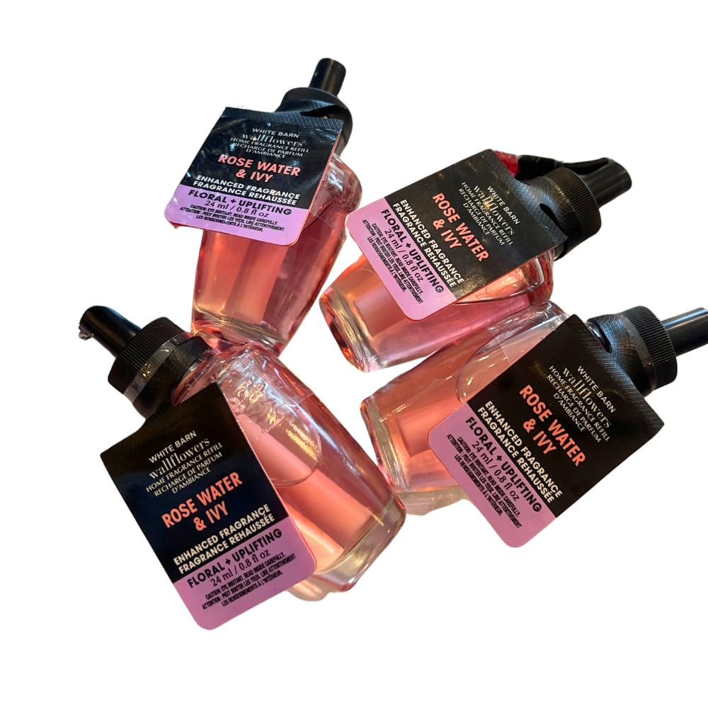 Room setup showing Rose Water & Ivy refill for continuous fragrance