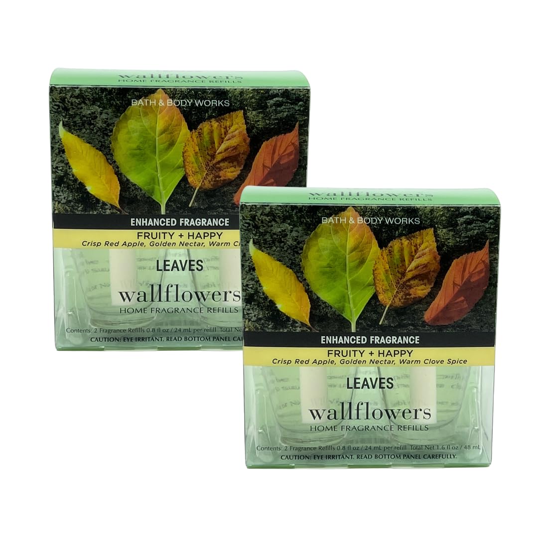 Bath & Body Works Leaves Wallflowers 2-box refill for lasting scent in any room