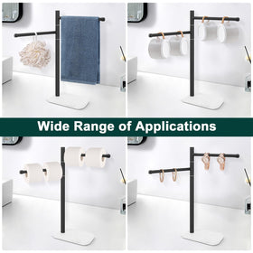 BathAce rustproof SUS304 steel with marble base resists humidity and stays solid.