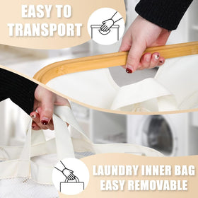 Bathola 145L capacity holds a week’s laundry for a family of three.